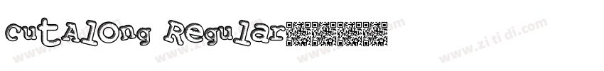 CutAlong Regular字体转换